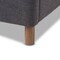 Baxton Studio Germaine Dark Grey King Size Grid-Tufting Platform Bed 125-7024 - alternate 2